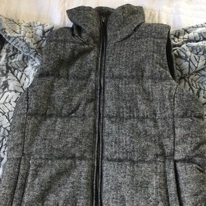 Gray old navy vest